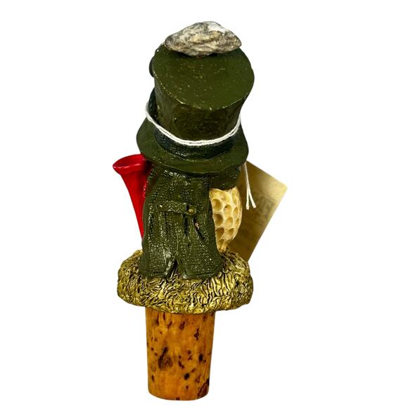 Vintage 90s Irish Leprechaun Golf Blarney Stone Declans Finnial Wine Stopper NEW - Picture 2 of 11